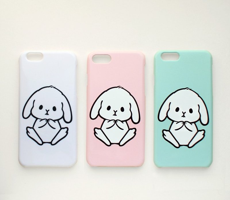 iphoneケース うさぎ　スマホケース - 手机壳/手机套 - 塑料 粉红色