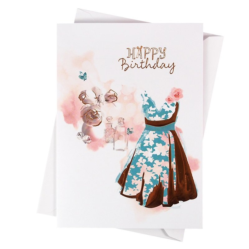 愿妳的生日像妳一样美丽【Hallmark-卡片 生日祝福】 - 卡片/明信片 - 纸 白色