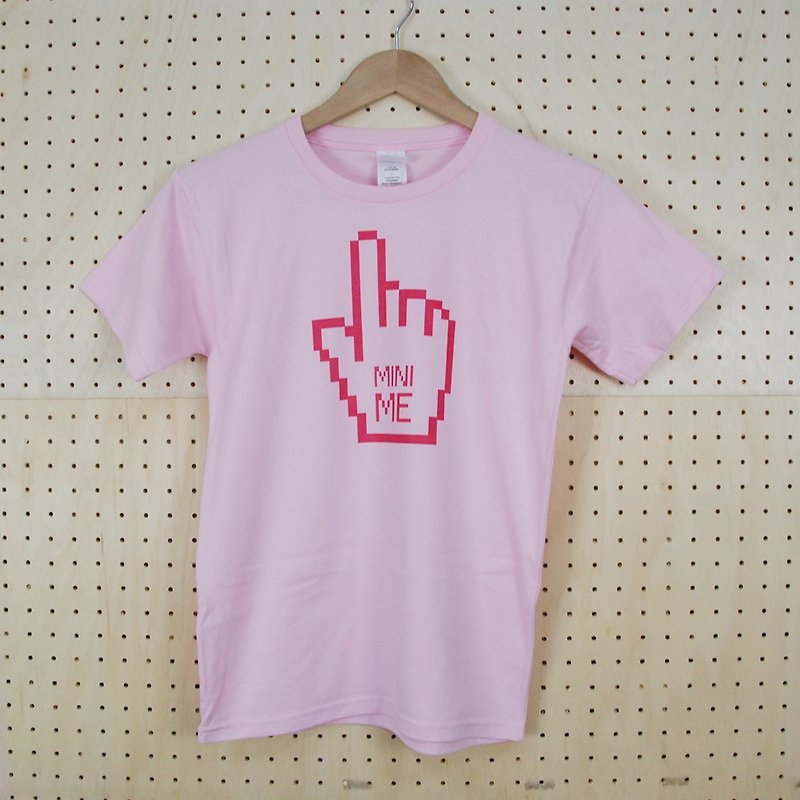 新创设计师-T恤：【Mini Me】短袖 T-shirt《儿童》(粉红)-850 Collections - 其他 - 棉．麻 粉红色