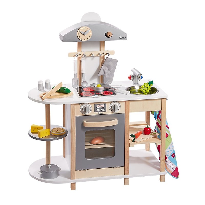 天菜小主厨。木制玩具厨房 - 玩具/玩偶 - 木头 
