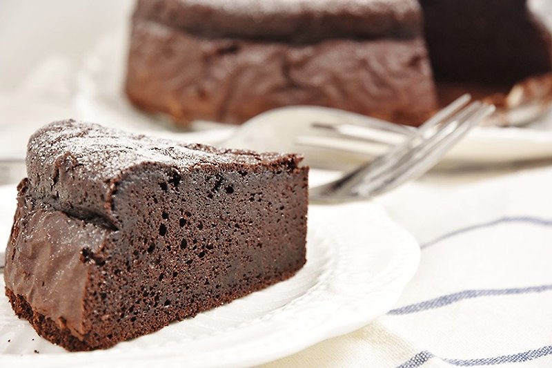 庆祝Celebrate-5寸古典巧克力蛋糕~浓纯巧克力特级深黑苦甜巧克力 - 巧克力 - 新鲜食材 黑色