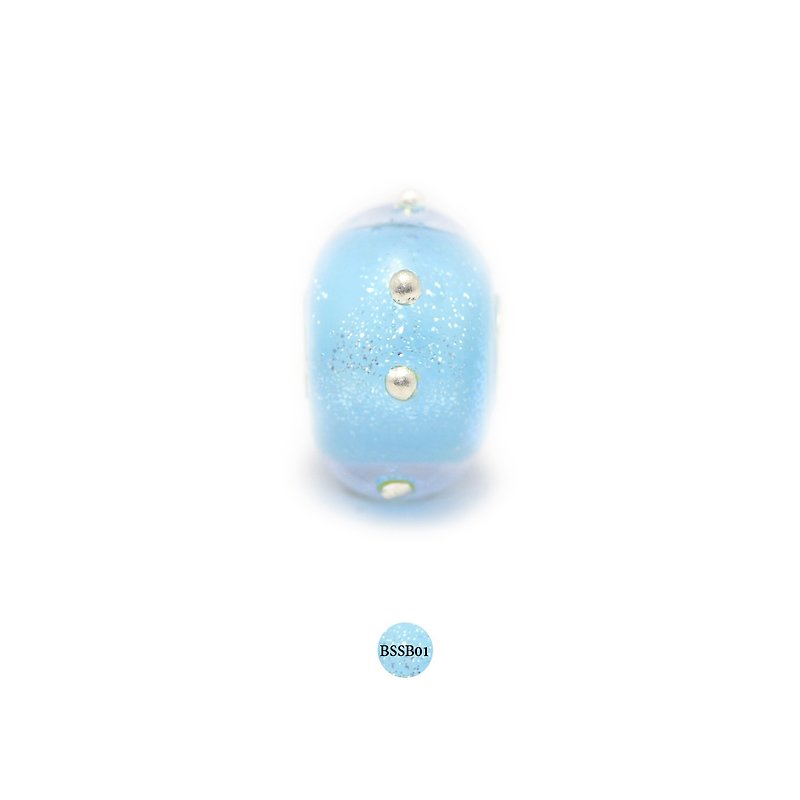 niconico 珠子编号 BSSB01 - 项链 - 玻璃 蓝色