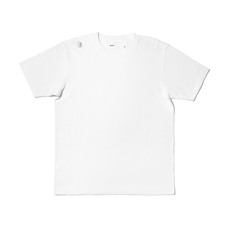 Inflatable T-shirt - 男装上衣/T 恤 - 棉．麻 白色