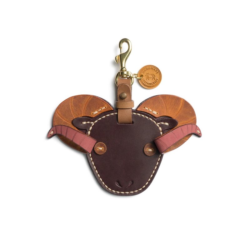 DIY材料包 牳玛动物乐园 盘羊 GOGORO钥匙套 / M1-057 - 皮件 - 真皮 