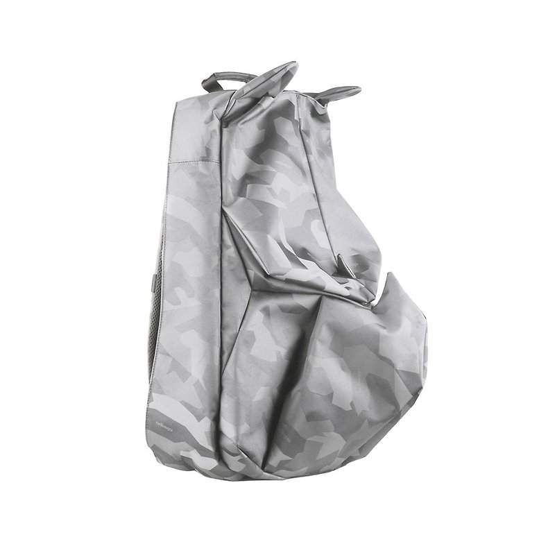 ORIBAGU 折纸包_银迷彩犀牛 后背包_小 - 后背包/双肩包 - 其他材质 银色