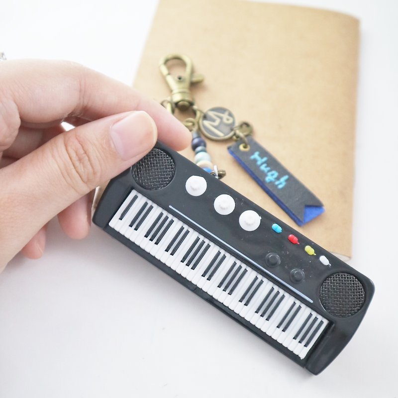 【已绝版】mini Keyboard 迷你模型吊饰 包装配件定制 质感礼物 - 吊饰 - 木头 黑色