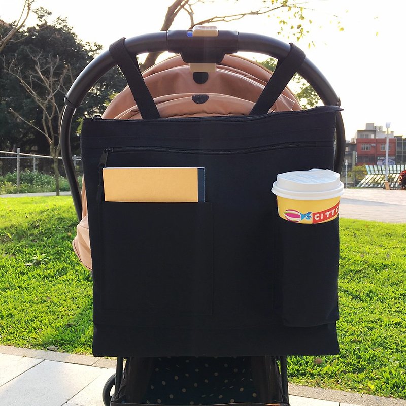 婴儿推车 携挂式收纳袋 饮料袋 - 收纳用品 - 尼龙 黑色