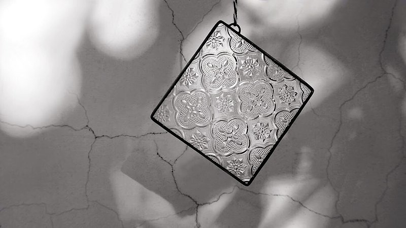 海棠璃花 - 杯垫 置物垫 挂饰 玻璃镶嵌 - 杯垫 - 玻璃 透明