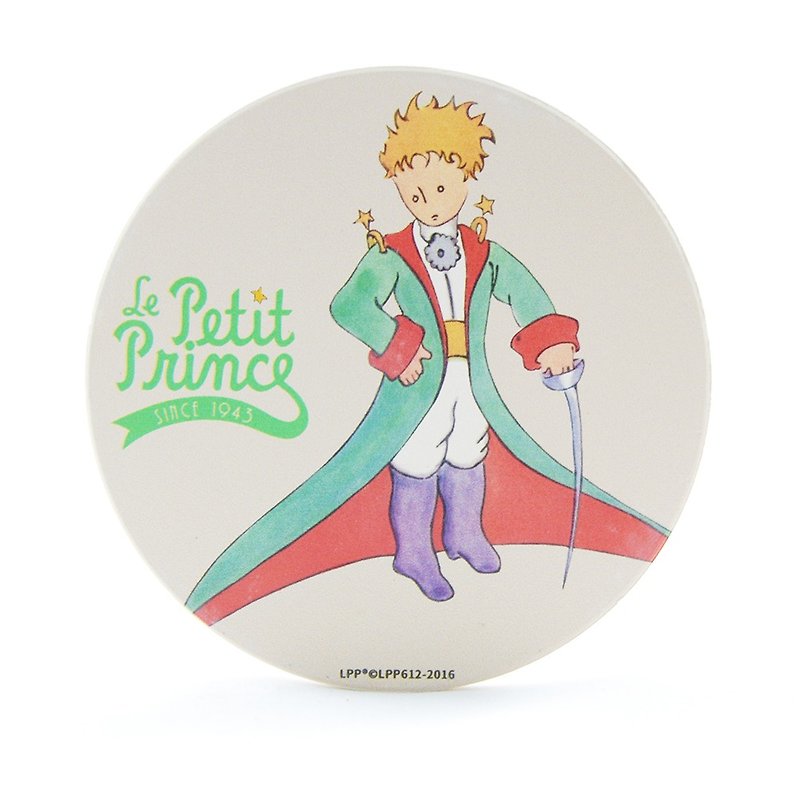 小王子经典版授权-吸水杯垫：【温柔的审判官】 (圆/方) - 杯垫 - 陶 绿色