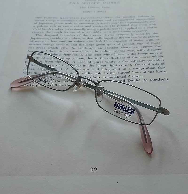 绝版老品全新 古董眼镜  日本Sputink品牌 日本制绝版老品全新 - 眼镜/眼镜框 - 其他金属 