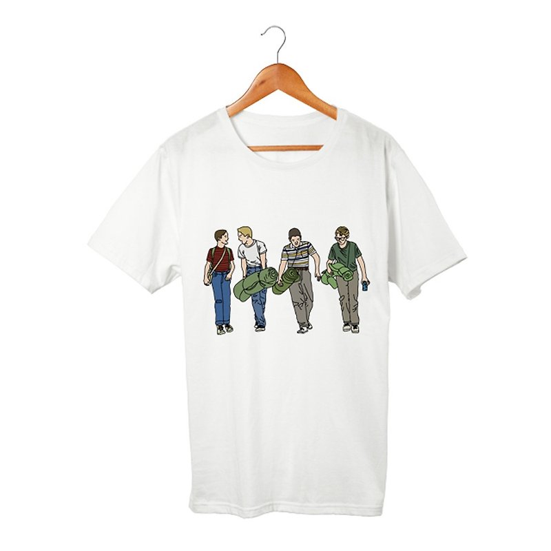 Gordie, Chris, Teddy and Vern Tシャツ - 男装上衣/T 恤 - 棉．麻 白色