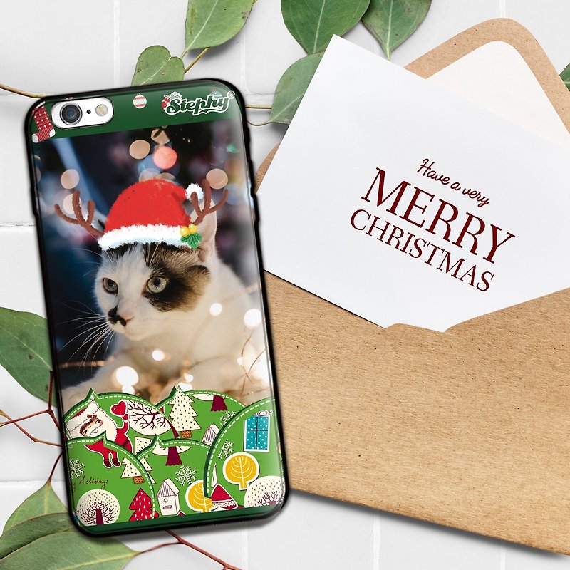 "圣诞帽子" 圣诞节定制手机壳 - 手机壳/手机套 - 环保材料 