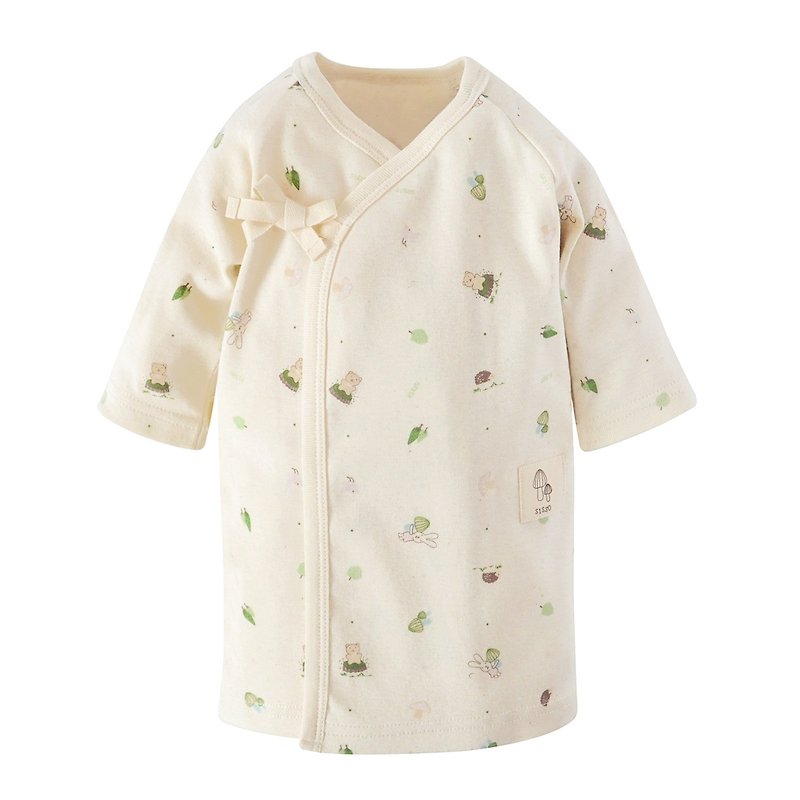 【SISSO有机棉】森林宝贝婴儿肚衣 6M - 童装上衣 - 棉．麻 白色
