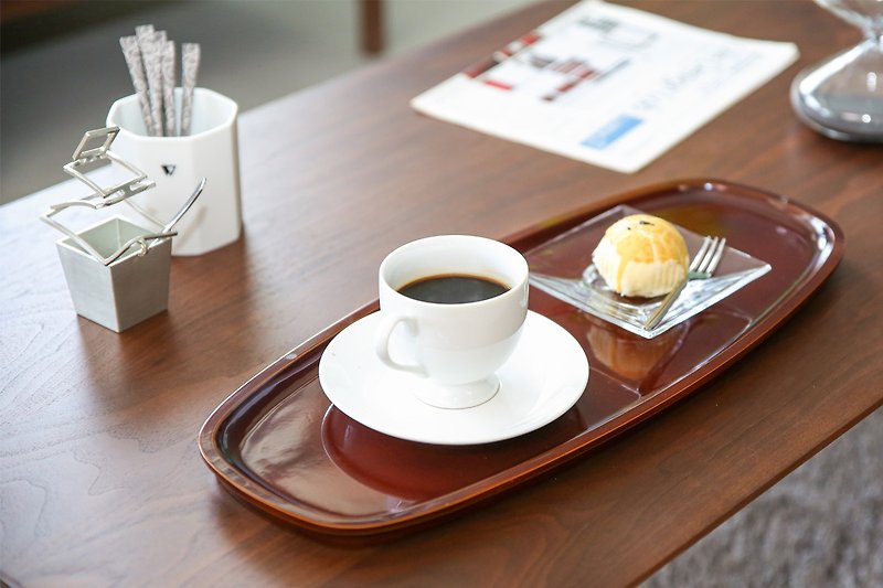 飛騨春慶 元田漆器 コーヒー盆 - 托盘/砧板 - 木头 咖啡色