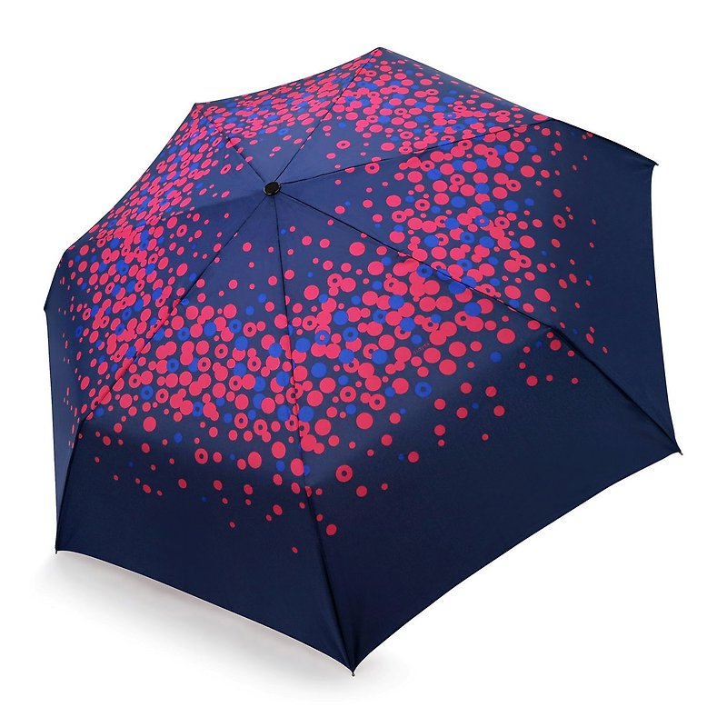 安全不回弹防风抗UV自动伞 - 点点彩绘 - 雨伞/雨衣 - 防水材质 蓝色