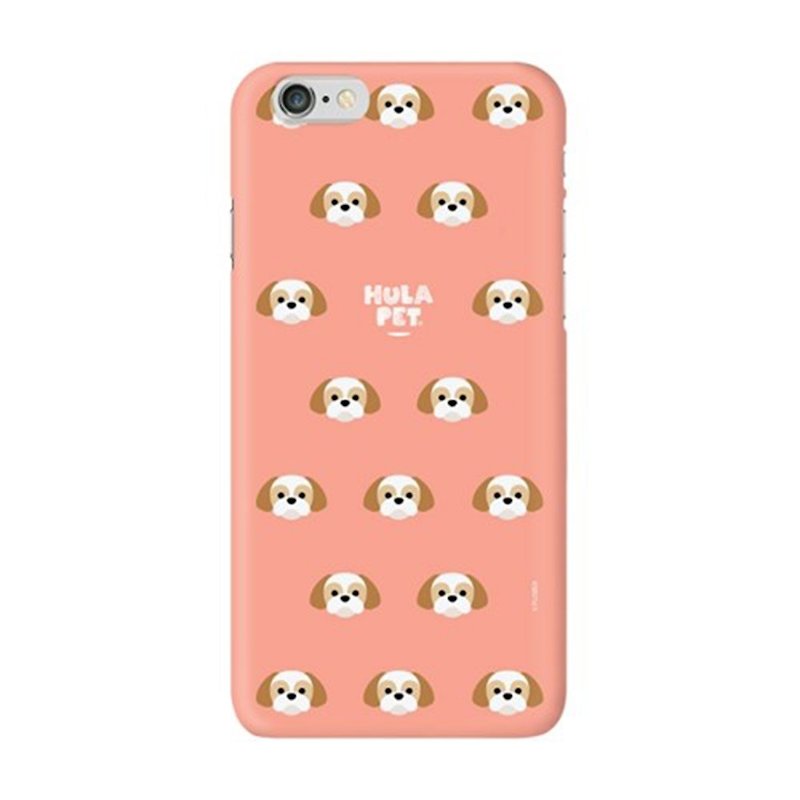 HULA PET MOBILE CASE PATTERN VERSION SHIH TZU (iphone7/8) - 手机壳/手机套 - 塑料 粉红色
