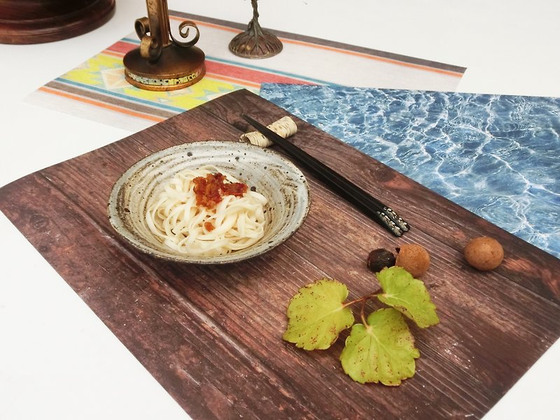 木纹餐垫 - 餐垫/桌巾 - 防水材质 咖啡色