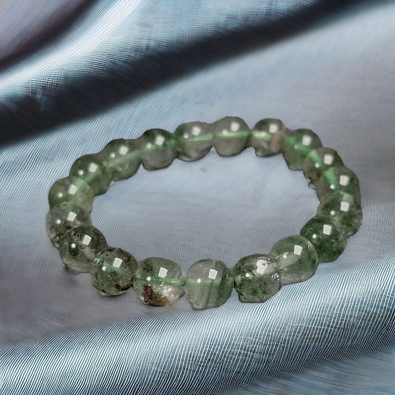 天然绿幽灵水晶手珠 | 天然水晶 | 送礼 - 手链/手环 - 水晶 绿色