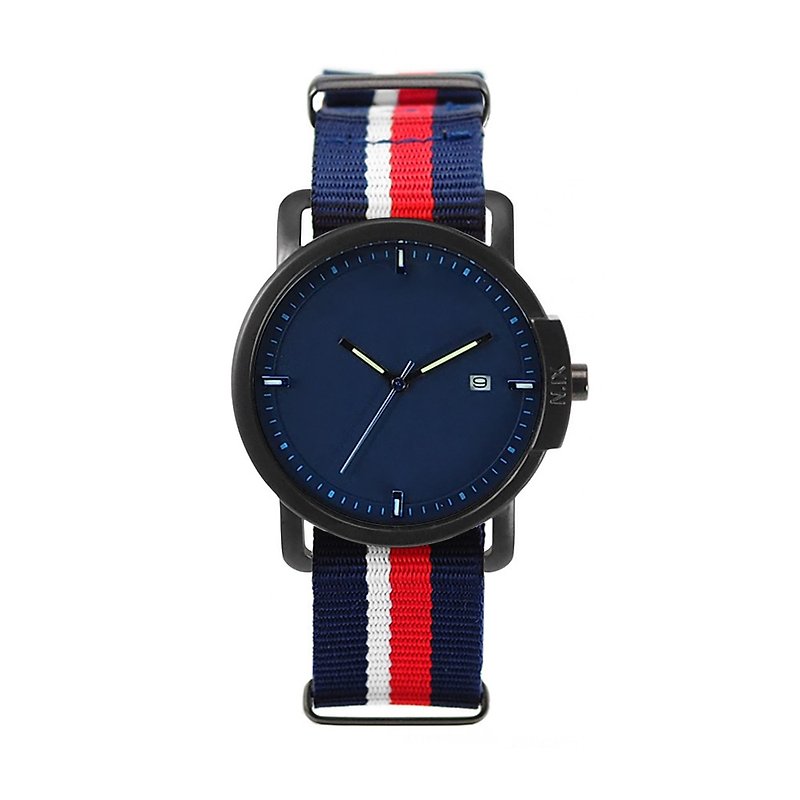 Minimal Watches: Ocean06-Navy Red - 女表 - 其他金属 红色