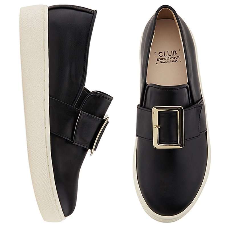 预订 -CLLIB Zenn_Thick buckle 轻便鞋 MS4380 BLACK - 女款运动鞋/球鞋 - 其他材质 黑色