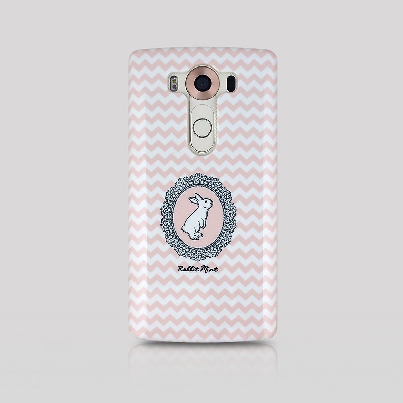 (Rabbit Mint) 薄荷兔手机壳 - 肖像兔系列 - LG V10 (00080) - 手机壳/手机套 - 塑料 粉红色