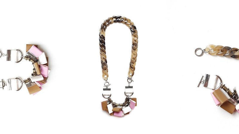 ABBY Necklace :PINK - 项链 - 其他材质 粉红色