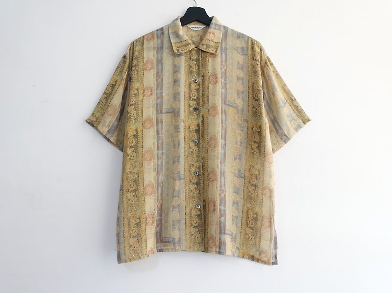 Awhile一时 | Vintage 短袖衬衫 no.475 - 女装衬衫 - 聚酯纤维 多色