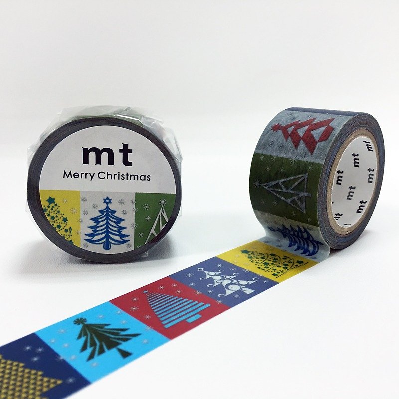 mt 和纸胶带 Christmas【圣诞树 (MTCMAS75)】生产完了品 - 纸胶带 - 纸 多色