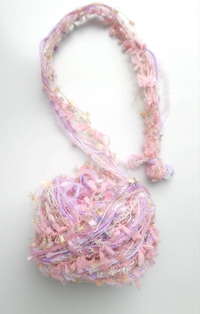 日本混合纱线 190厘米 - 编织/刺绣/羊毛毡/裁缝 - 聚酯纤维 粉红色