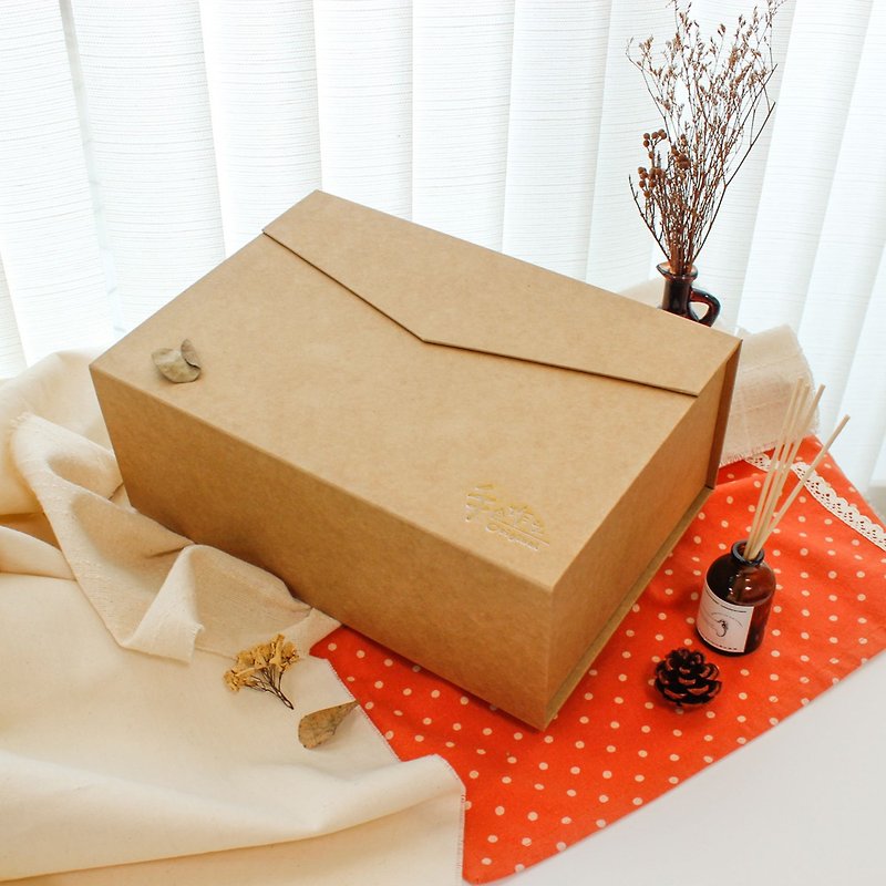 手作之 / 信封礼物盒-5号 (大) - 纸盒/包装盒 - 纸 卡其色