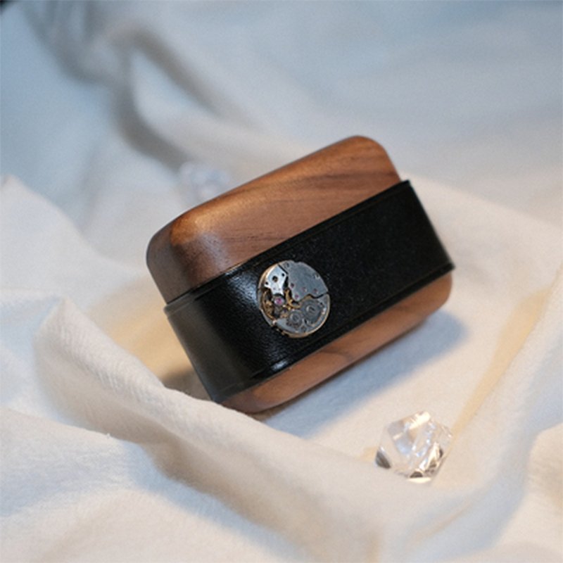 木头 数码小物 多色 - 【免运特惠】真皮耳机保护壳适用于苹果AirPods3一皮一木