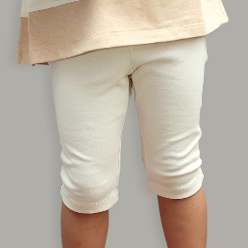 【ecoolla】有机棉包腿七分裤_原棉米|台湾制| - 其他 - 棉．麻 白色