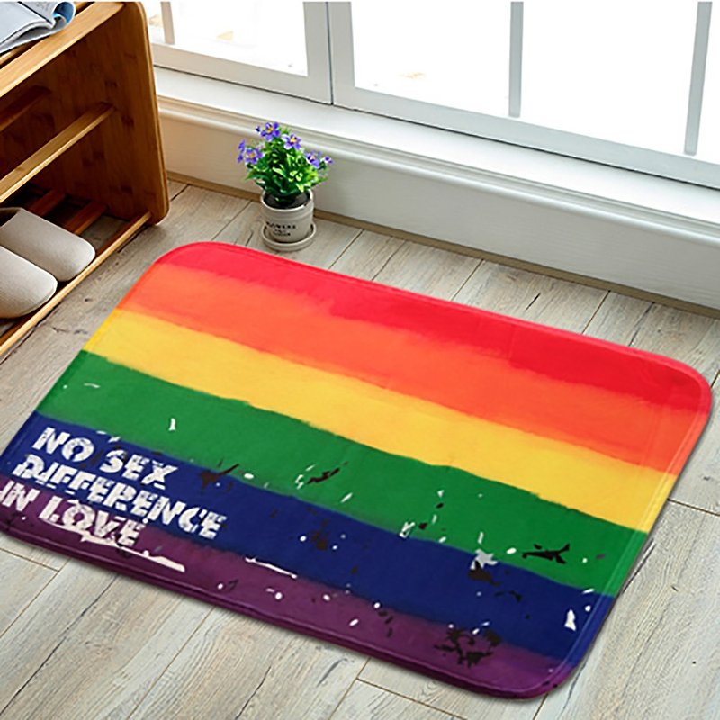 彩虹 地毯 地垫 - 地垫/地毯 - 其他人造纤维 多色