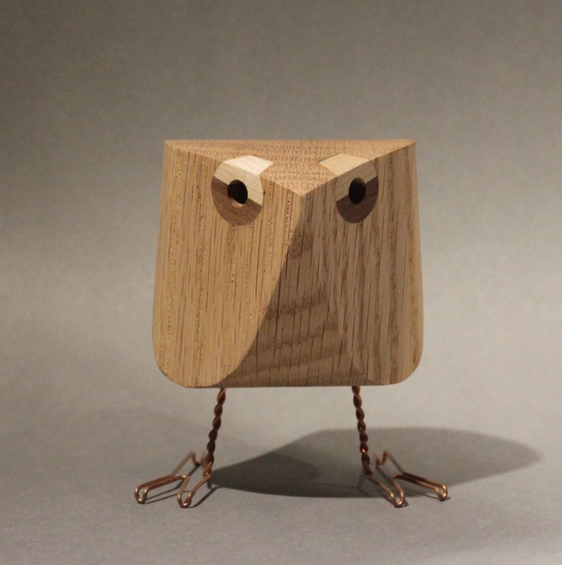 贝贝 木头鸟 - 摆饰 - 木头 咖啡色