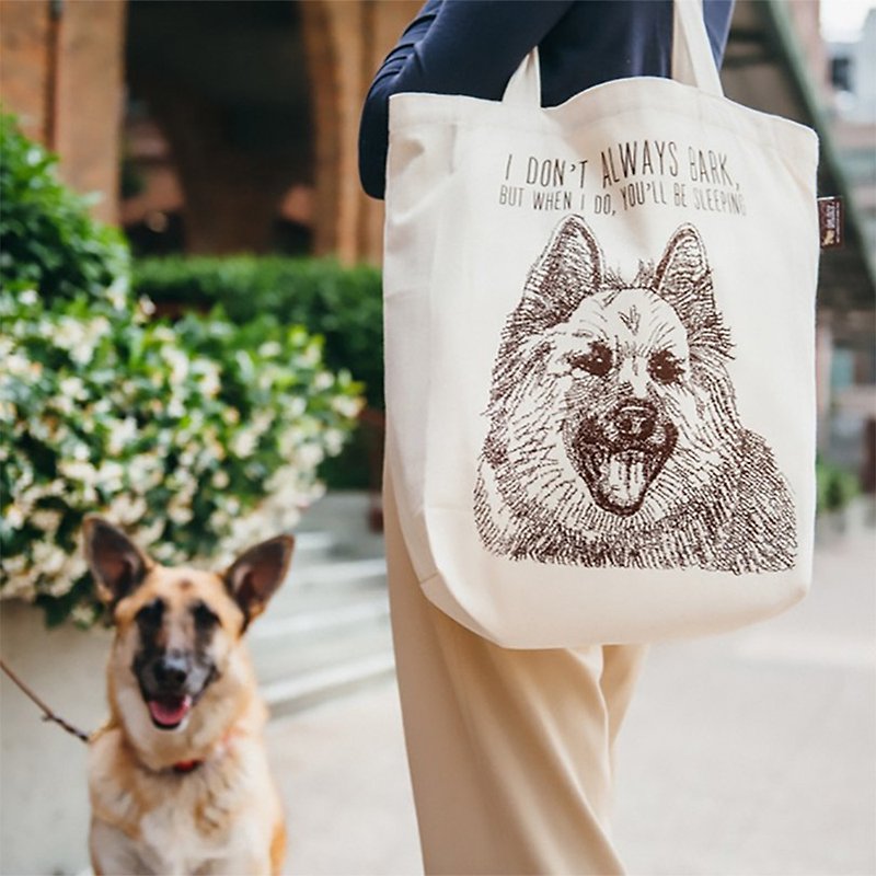 宠物环保帆布袋 德国狼犬SHEPHERD 购物袋 手提袋 - 手提包/手提袋 - 环保材料 
