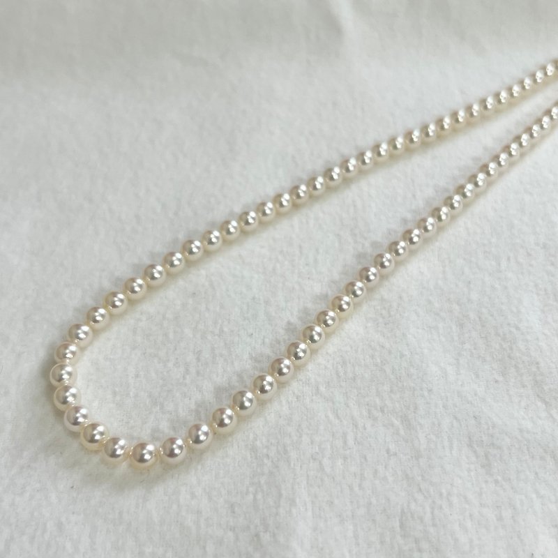 パールネックレス あこや真珠 5-5.5ミリ ベビーパール 日本産 希少 - 项链 - 宝石 白色
