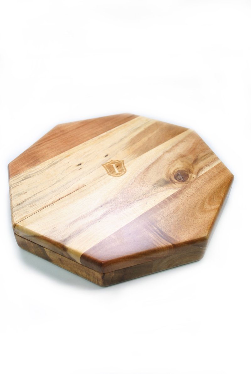 Islandoffer 岛屿制作 相思木糖果木盘盒 (一个) - 盘子/餐盘/盘架 - 木头 金色