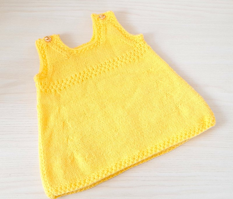 Knitting pattern baby girl dress, Baby sundress, Baby girl clothes - 线上课程/教学影片 - 其他材质 