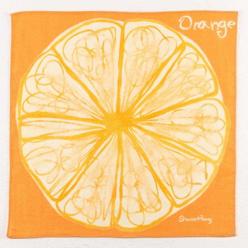 橘子好 Orange - 手巾 - 手帕/方巾 - 棉．麻 