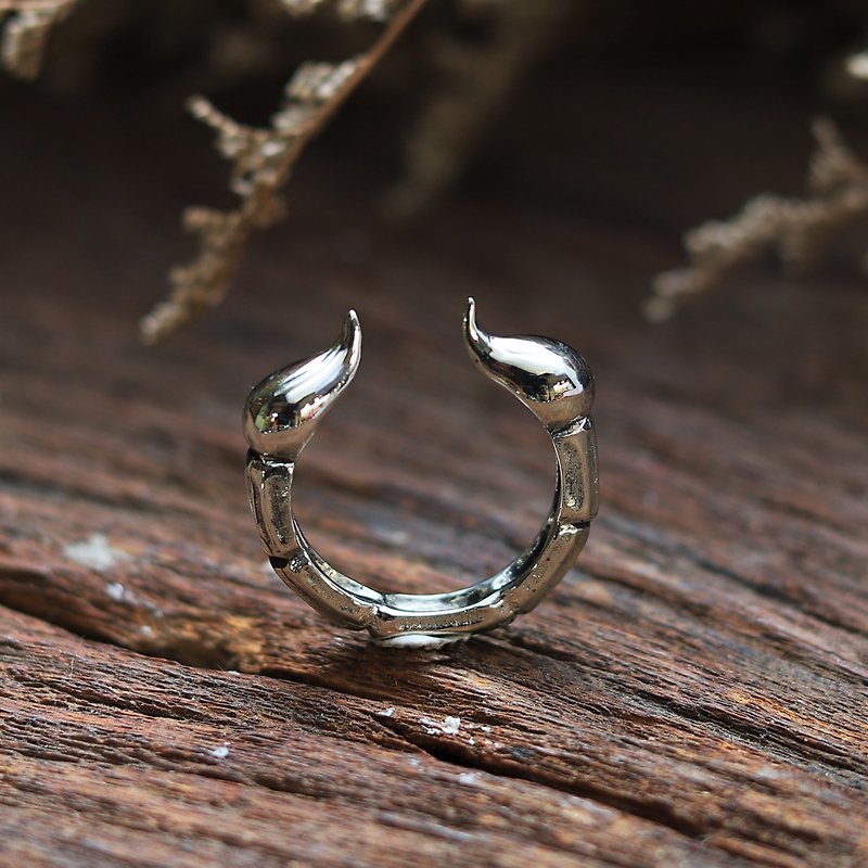 蝎子尾巴拇指戒指男女通用纯银十二生肖动物 - 戒指 - 其他金属 银色