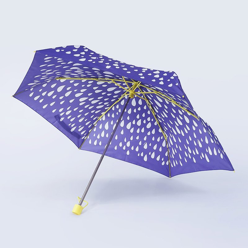 【绝版品出清】全塑胶超轻抗UV手开特殊伞-雨滴 - 雨伞/雨衣 - 防水材质 紫色