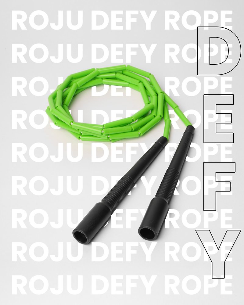 【DEFY】跳绳 节拍绳 拍子绳 3米 (重拍-绿) - 运动/健身用品 - 塑料 绿色