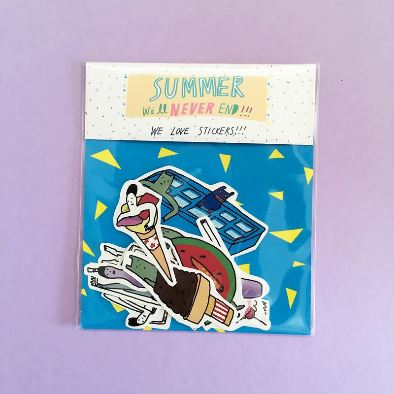 Summer Will Never End |贴纸包(11入) - 贴纸 - 纸 