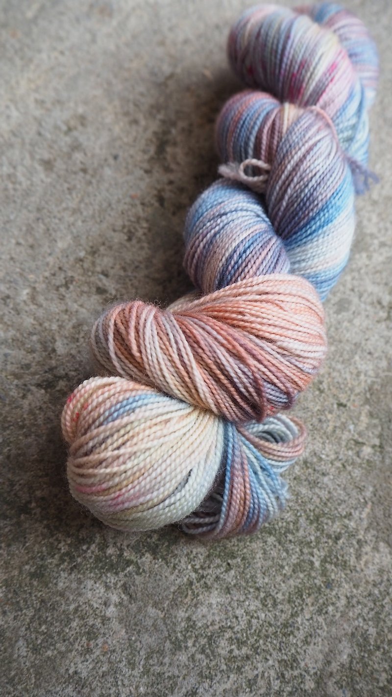 手染线。棉花糖(袜线/sock yarn) - 编织/刺绣/羊毛毡/裁缝 - 羊毛 