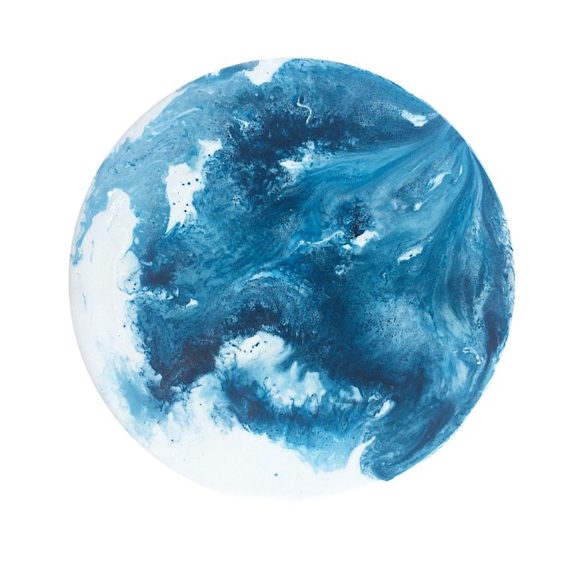 Mercury 水・月球体・手工挂墙装饰 30cm - 摆饰 - 塑料 蓝色