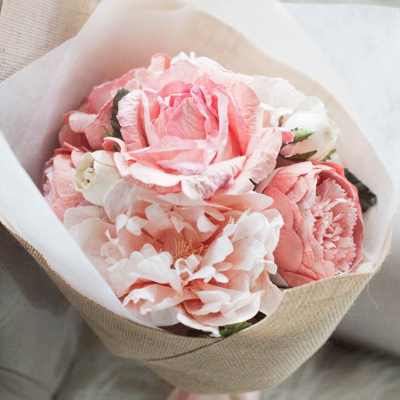 Mix Flower Casual Valentine - Old Rose - 木工/竹艺/纸艺 - 纸 橘色