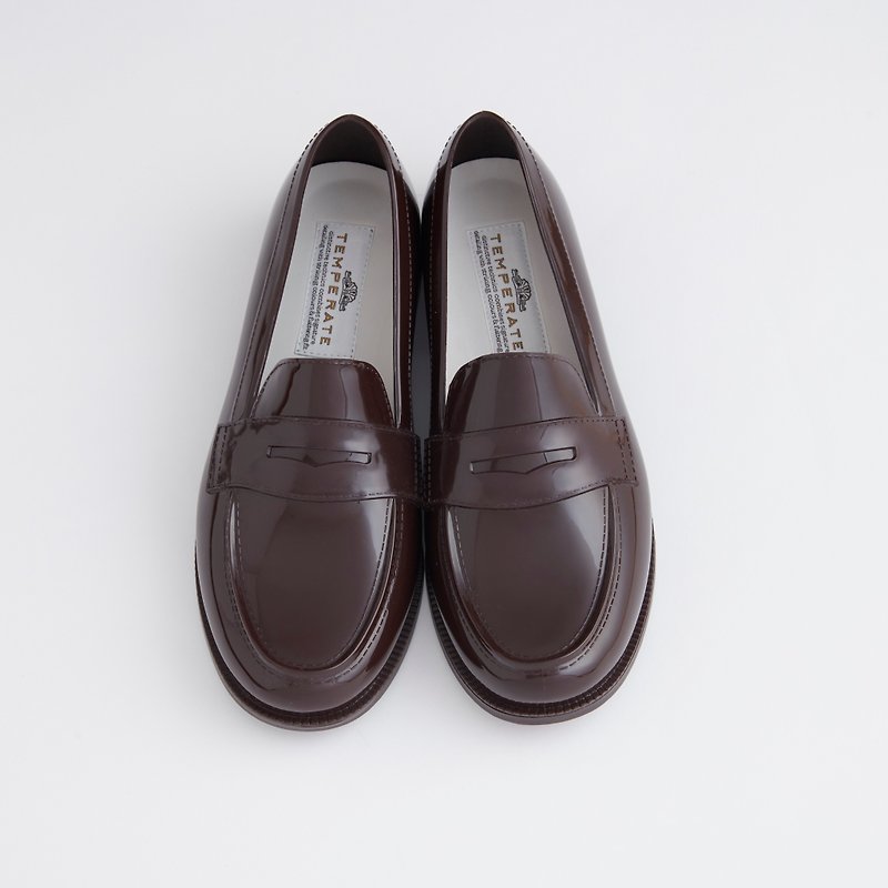 LLOYD (CHOCO)  PVC LOAFER SHOES / RAIN SHOES - 雨鞋/雨靴 - 防水材质 咖啡色
