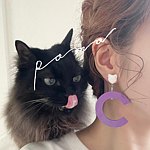设计师品牌 - 人和猫的情侣饰品poma