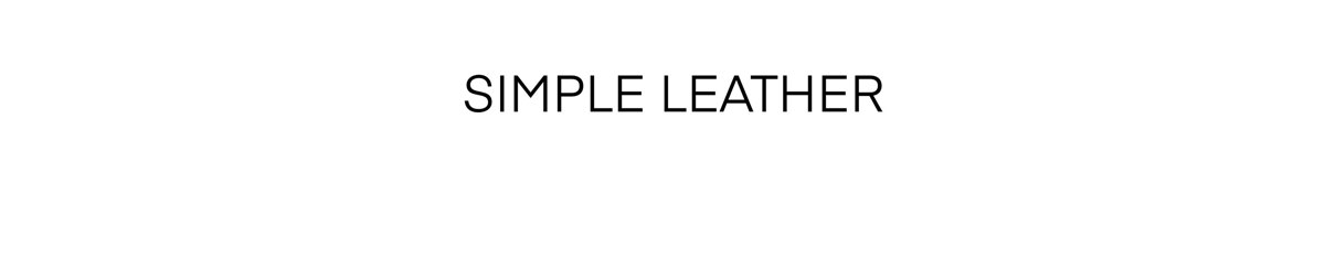 设计师品牌 - simple leather