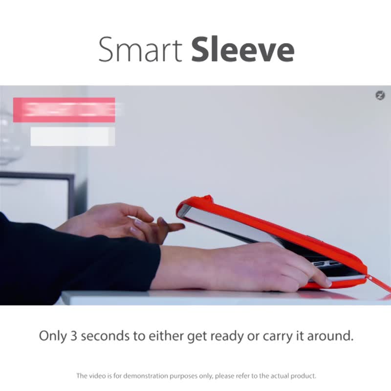 Smart Sleeve 帆布支架电脑包保护套-M1/M2 MacBook 13/14/16寸 - 电脑包 - 其他材质 蓝色